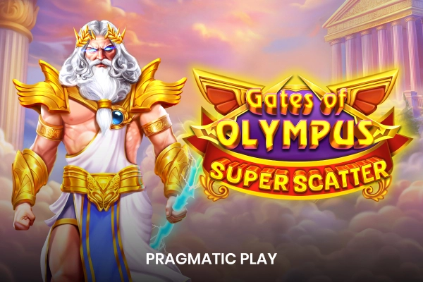 Gates of Olympus Super Scatter promotional artwork